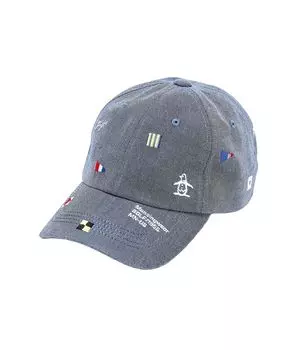 Cap Flying Pattern Dungaree Material Baseball Cap Golf MG5SCP03U NV00 [Munsingwear] (Navy)
