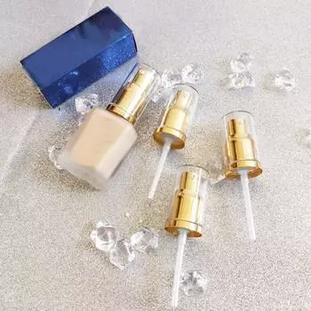 Cap Lotion Pump Essence Oil Press Pump Head Makeup Pump Cosmetic Tools Liquid Foundation Pump золотой
