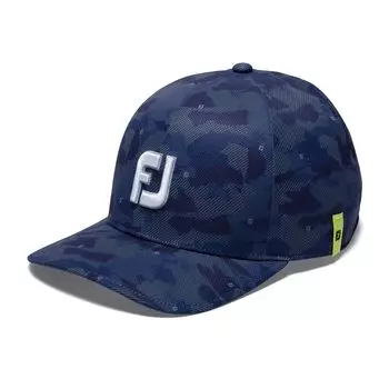 Cap Water Repellent Camouflage Pattern Cap FH24ACC Navy Camo Free [Footjoy] Men s (57-59cm)