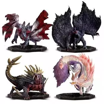 Capcom Figure Builder Cube MonSter Hunter Pvc 4 Body Set Box Orphan Magara Bizarre Hyo Yao S