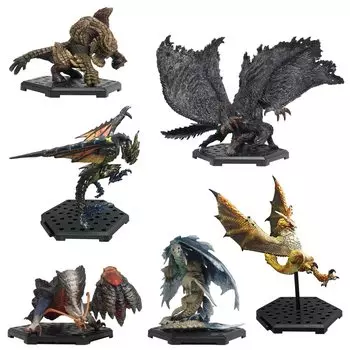 Capcom Figure Builder Monster Hunter Standard Model Plus BOX 6 6 pieces bonus PVC ABS Vol.23 products, types, + parts,