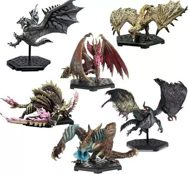 Capcom Figure Builder Monster Hunter Standard Model Plus BOX 6 6 types in made of PVC ABS Vol.25 product, pieces, total,
