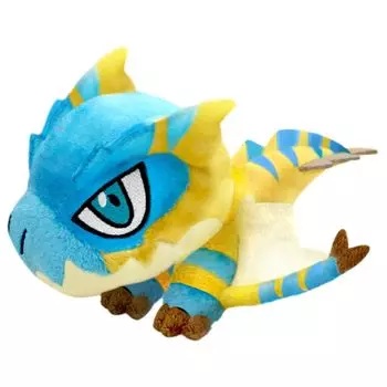 Деформированная плюшевая игрушка Capcom Monster Hunter Tigrex Приблизительные размеры: В120 x Ш260 x Г140 мм Изготовлена из полиэстера