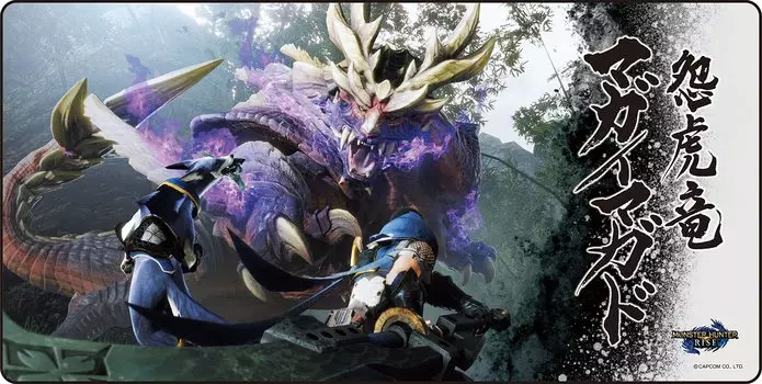 Capcom Monster Hunter Rise Gaming Mouse Pad Magai Magado W800 x H400 x D3mm Synthetic Rubber Polyester Approx.