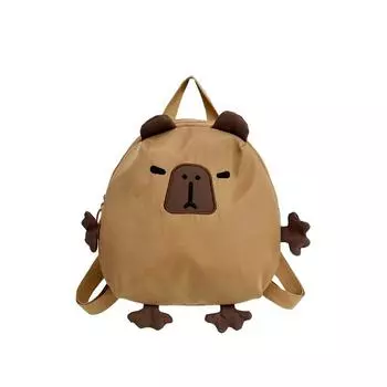 Capibala Backpack With Breathable Nylon And Fun Design For Daycare And Outings S