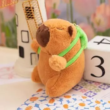 Capibara Turned Into A Capybara Doll Cute Doctor Bachelor Capybara Plush Toy Student Graduation Gift 10cm