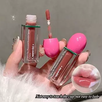 CAPPUVINI Watery Mirror Moisturizing Transparent Lip Gloss Natural And Long-lasting
