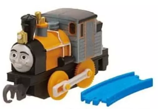 Capsule Plarail Книга с картинками «Друзья паровозика Томаса» из серии «Мир и континент», изогнутая соединительная черта Gacha Gacha Capsule Toy [10.