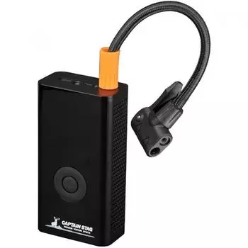 Captain Stag Y 3230 [bicYcle Electric Air Pump Compatible With English American And French Valves 6000 Mah Auto Stop Function Usb Rechargeabl