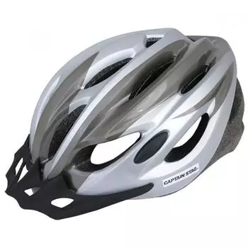 Captain Stag Y 6517 [велосипедный шлем Vento Vent Soft Shell Xl размер приблизительный. 60 64 см Титан Серебристый]