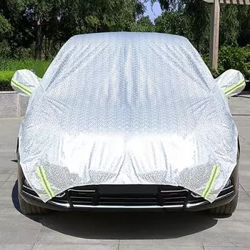 Car Accessories Sunshade Half Cover Car Coat Sunblock And Sunshade Cover Dust Car Rain Half Heat H5N4