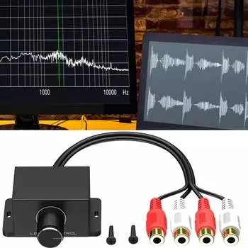 Car Amplifier Volume Regulator Universal Dash Mount Amplifier Level Control For Volume Adjustment LC1 Car Electronics Acces M5P0