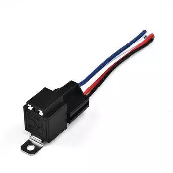 Car Automobile Relay High Quality DC12V Relay 4-Pin With Socket Base/Wires/Fuse Included 30A Amp SPST Car Accessory CHINA