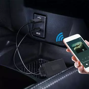 Car AUX 3.5MM Bluetooth Audio Cable Wireless Bluetooth Quality Audio Bluetooth Reception HIFI Sound Receiver B0Q3