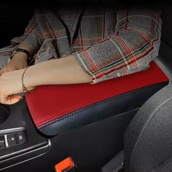 Крышка подлокотника центральной консоли автомобиля, самодельная защитная накладка из микрофибры для Honda Civic 11th 2024 чёрный
