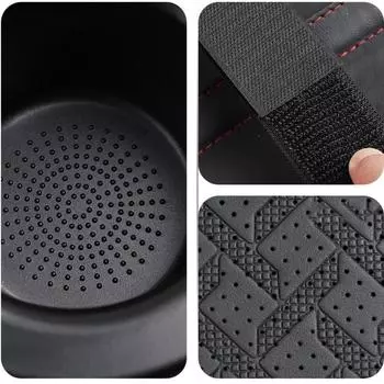 Car Center Console Armrest Cushion чёрный