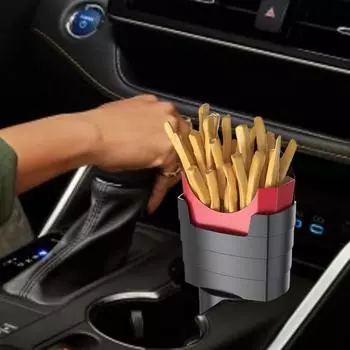 Car Chip Cup Holder Auto Drink Cup Phone Mount Holder Compact Design Storage Holder For Small Cars Sedans SUVs RVs чёрный