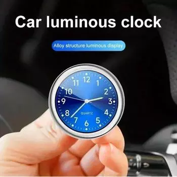 Car Clock Car Interior Digital Quartz Watch Dashboard Car Clock Interior Auto Accessories, Dashboard Decoration чёрный