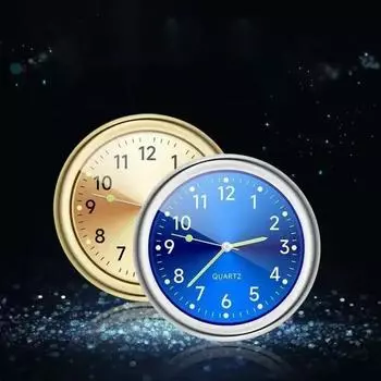 Car Clock Car Interior Digital Quartz Watch Dashboard Car Clock Interior Auto Accessories, Dashboard Decoration чёрный