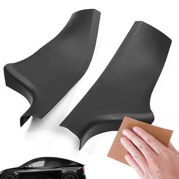 Car Door Sill Guards For Tesla Model Y ABS Car Door Entry Guards Scratch Cover Protector ABS Sill Scuff Cover Panel Black чёрный
