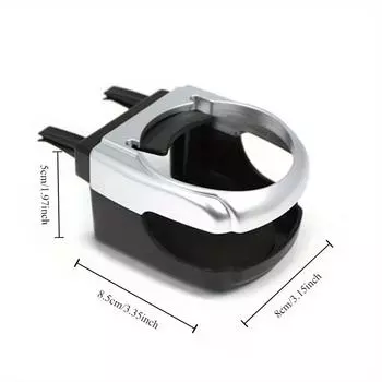 Car Drink Holders Universal Car Water Cup Holders Car Accessories Truck Car Air Outlet Beverage Rack Door Mount Bottle Stands чёрный