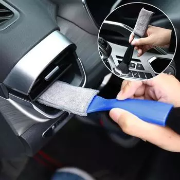 Автомобильный пылесборник работает легко повреждается без многофункциональных мягких щетинок двойного назначения