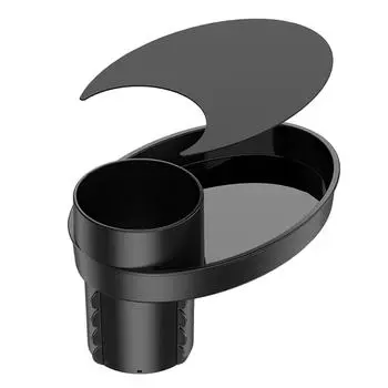 Car Elbow Rest Storage Box Drink Holder Phone Keys Tray Organizer Multi-functional Cup Holder Expander Interior Accessories чёрный