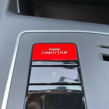 Car Engine Start Stop Button Switch Cover Trim sticker for Volkswagen VW Golf 8 MK8 AT Accessories красный