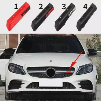 Car Front Grill For A-M-G Badge Logo Nameplate Sticker For GLA GLB GLE GLC GLS CLA GT G A S C Class Car Styling AMGStyle2