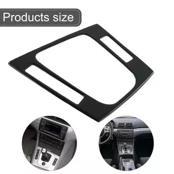 Car Gear Shift Panel Cover For BMW 3 Series E46 Material: High Quality Soft ABS PlasticsMade With High Quality ABS Plastics CHINA
