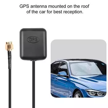 Автомобильный GPS-антенна, приемник, разъем SMA, кабель 3 м, GPS-антенна, автомобильный адаптер для автомобильной антенны для DVD-навигации, камеры ночного видения
