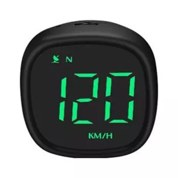 Car GPS Speedometer Heads Up Display HUD KMH MPH Big Font Green Digital For Cars Motorbike Car Accessories CHINA