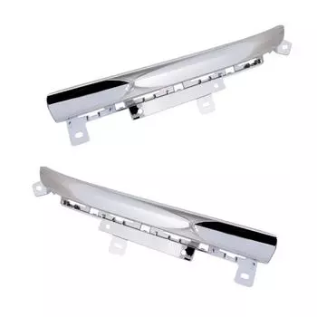 Car Grille Trim Set For 2019-22 Ram 1500 Chrome Driver and Passenger Side Lower