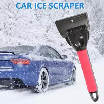 Car Ice Quick Windshield Tool Clean Scraper Glass Accessories Brush Window Winter Snow Auto Shovel Ice Breaker Remover Kit Part чёрный/синий