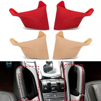 Car Interior Center Console Gap Armrest Holder Organizer Container Pocket Storage Box Holder For Porsche Cayenne 2011-2018 чёрный