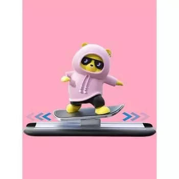 Реквизит для салона автомобиля, движущиеся раздвижные украшения Superboard Barre, фигурки, автомобильные аксессуары, Сакура розовая, 1 шт., корейские автомобильные аксессуары