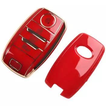 Car Key Case Accessories Auto Holder Protection Replacement Shell TPU For Kia K5 Sportage Sorento High Quality чёрный