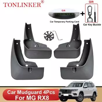 Car Mudguard For MG RX8 2018 2022 2023 Front Rear Mud Flaps Mudguards Splash Guards Fender Mudflaps 4 Pcs Black A