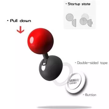 Car One Button Start Lever,Car Push to Start Button Rocker,Car Engine Start Stop Button Rocker,Automotive One-Touch Start Button красный