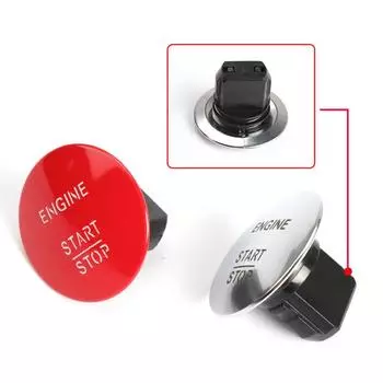Car One Key Start Button For Mercedes A-Class W176 2013-2018 Car Engine Start Stop Push Button For Mercedes GL/X164 2006-20 K1L8 серебряный