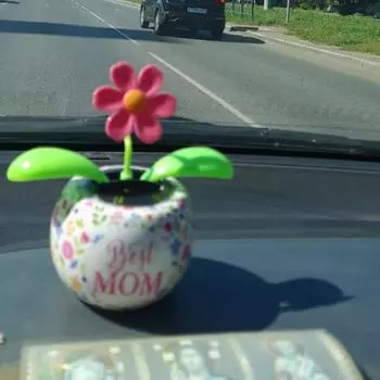 Автомобиль Орнамент Авто Энергия Качающиеся Солнечные Несколько Ярких Стили Игрушек Непоседа Украшение Интерьера D