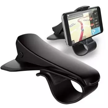 Car Phone Holder Mount Stand Holder For Cell Phone In Car GPS Display Dashboard Bracket For Iphone чёрный