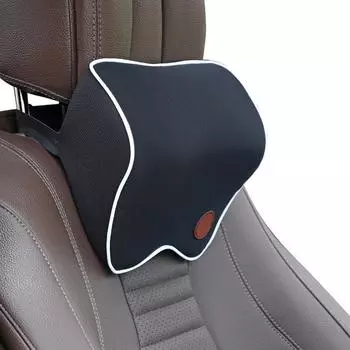 Car Pillow Car Rest Pillow Memory Cotton Travel Auto Cushion Neck Support Car Accessories Protector Rest V1g0 чёрный