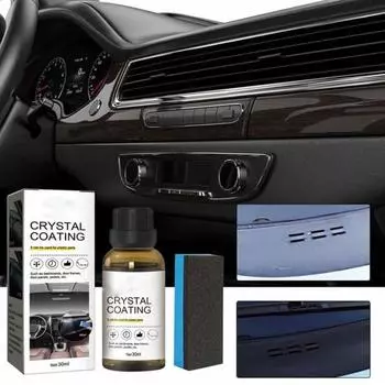 Car Plastic Restorer Coating Agent Auto Plastic Rubber Agent Clean Shine Restoration Brighten Refresh Seal Repair Black A4P4
