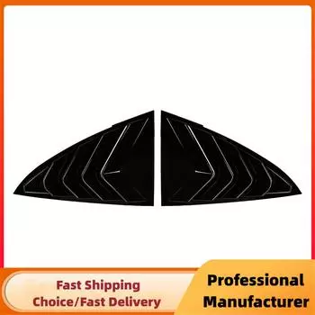 Car Rear Window Shutter Cover Spoiler For Tesla Model 3 2017-2025 Model Y 2020-2025 Rear Triangle Window Louver Shutter Trim