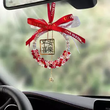 Автомобильное зеркало заднего вида, подвесное украшение, подарок, весенний фестиваль, декоративные
