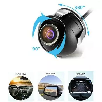 Car Reverse Vision Camera 360 Degree Adjustable Car Front Rear View Camera HD Waterproof Reverse Parking Camera