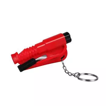 Car safety hammer, car emergency glass window crusher, safety belt cutting machine, life rescue vehicle, emergency escape hammer чёрный