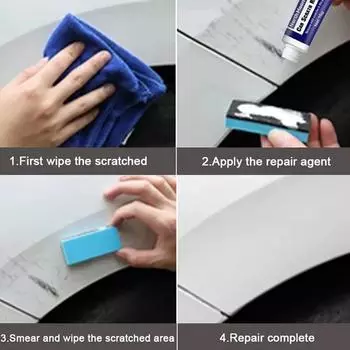Car Scratch Remover for Autos Body Paint Scratch Care Auto Car Care Polishing and Polishing Compound Paste Car Paint Repair белый