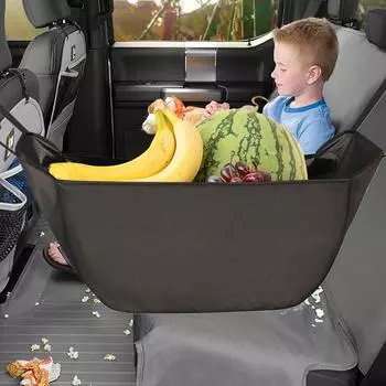 Car Seat Back Storage Bag Car Seat Holder Organizer With Fixed Rope Auto Middle Seat Grocery Shopping Storage Bag For Backrest